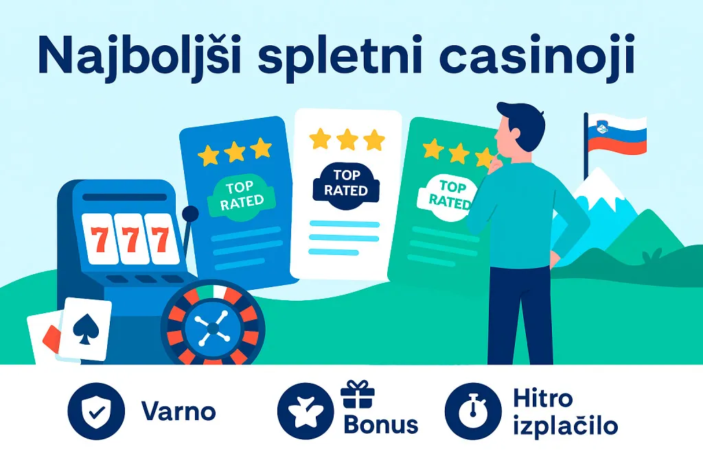najbolj&scaron;i online casino Kako ocenjujemo in izbiramo najbolj&scaron;i online casino
